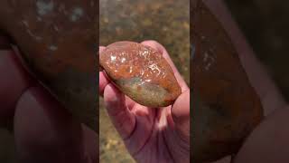 Finding a BEAUTIFUL Lake Superior Agate shorts [upl. by Nirad]