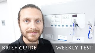 FIRE ALARM WEEKLY TEST  KENTEC QUICK GUIDE [upl. by Dennis]