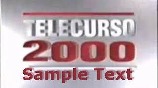 TELECURSO 2000  TEMA MUSICAL FINAL CRÉDITOS  10 HORAS VERSION [upl. by Saalocin]