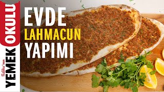 Evde Lahmacun Nasıl Yapılır  Çıtır Çıtır Kolay Lahmacun Tarifi [upl. by Cairns]