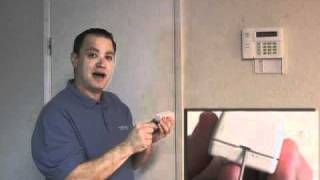 How to Replace a Battery in a Wireless DoorWindow Sensor [upl. by Wey849]