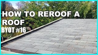 DIY How To Reroof A Roof [upl. by Luelle]