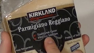 Real Parmesan Cheese Parmigiano Reggiano From Costco Review [upl. by Odelle]