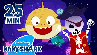 Halloween Zombie Sharks and More Songs  Compilation  Halloween Special  Baby Shark Official [upl. by Soule]