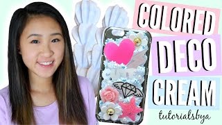 DIY Color Changing DecoDecoden Cream  TutorialsByA [upl. by Occir222]