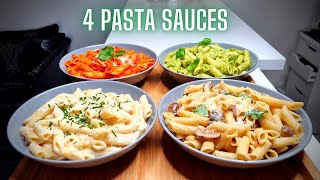 4 DELICIEUSES SAUCES POUR sublimer VOS PÂTES  FOOD IS LOVE [upl. by Inami]