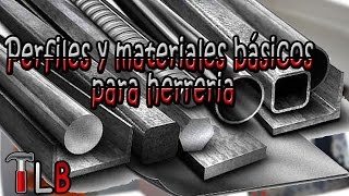 Perfiles y materiales básicos para herreria [upl. by Sukram]