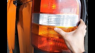 VW T5 RÜCKLEUCHTEN AUSBAUEN  WECHSELN TUTORIAL [upl. by Volnak]