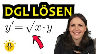 Differentialgleichung lösen – DGL 1 Ordnung Anfangswertproblem Trennung der Variablen [upl. by Nytsuj629]