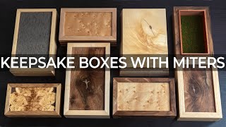 Keepsake Boxes with Miters and Corner Keys [upl. by Jenna]