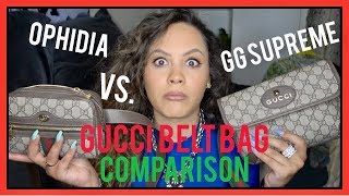 GUCCI BELT BAG REVIEW COMPARISON amp TRYON  CAIE THORPE [upl. by Sillyhp872]