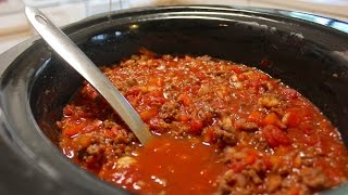 Crockpot Chili Recipe Slow Cooker Chili  Slow Cooker Recipes [upl. by Judith424]