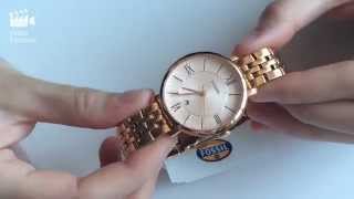 Ceas Fossil ES3435 Jacqueline Review  Fossil ES3435  Unboxing [upl. by Zampino358]