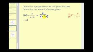 Representing a Function as a Geometric Power Series  Part 1 [upl. by Akihsar]