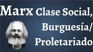 Marx Clases Sociales Burguesía y Proletariado [upl. by Loralee17]