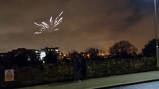 Halloween fireworks at Finglas Dublin 2021 [upl. by Calvo]