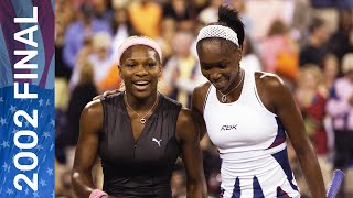 Serena Williams vs Venus Williams in a dazzling final  US Open 2002 Final [upl. by Abbate]