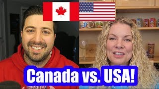 CANADIAN vs AMERICAN ACCENT [upl. by Annasoh]