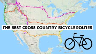 How To Choose a Bicycle Route Across the USA [upl. by Ailemac]