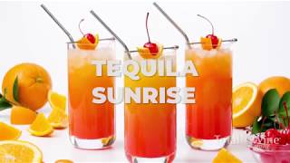 Tequila Sunrise Cocktail Recipe [upl. by Bounds]