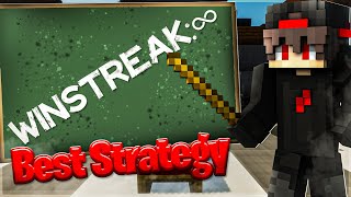 The BEST Strategy In Solo Bedwars For Winstreaks tips and tricks [upl. by Anaujait123]