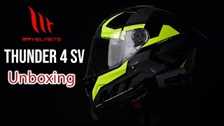 MT Helmet THUNDER 4 SV Unboxing [upl. by Saltzman]