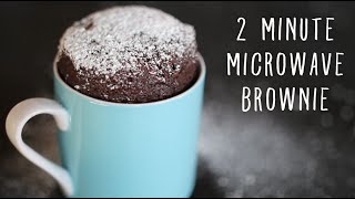 2 Minute Microwave Brownies in a Mug [upl. by Teragram779]