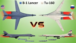 Rockwell B1 Lancer vs Tupolev160 Blackjack Which of the two is Better [upl. by Buchalter]