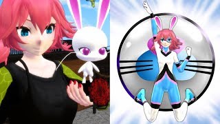 【MMD】Miraculous ☆ Alix Meets Fluff  Rabbit Hero Transformation「Zodiac FANMADE」 [upl. by Lawford445]