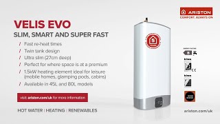 Velis Evo  Product Overview  Ariston UK [upl. by Nnylav509]