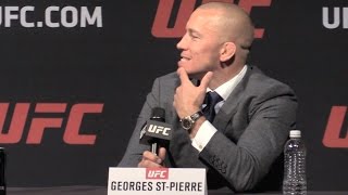 Georges StPierre vs Michael Bisping Press Conference FULL [upl. by Eissed]