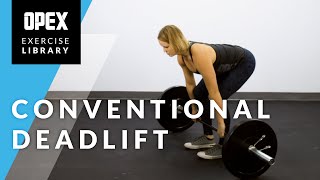 Conventional Deadlift  OPEX Exercise Library [upl. by Sabah]