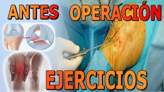 EJERCICIOS LIGAMENTO CRUZADO ANTERIOR ANTES OPERACIÓN FASE PREOPERATORIA Rehabilitación [upl. by Veradi]