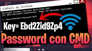 Como Saber la CONTRASEÑA de mi WiFi desde CMD  Windows 10 2020 [upl. by Renata]