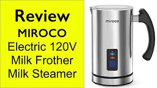 Review Miroco Milk Frother  How to make froth milk at home [upl. by Erde]