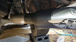 2018 Tundra Gibson Performance Metal Mulisha exhaust install [upl. by Stiles]