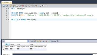 SQL Tutorial  12 Inserting Data Into Tables [upl. by Oicnedif238]