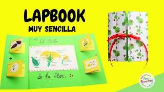 COMO HACER UNA LAPBOOK SENCILLA  DIY [upl. by Idonah]