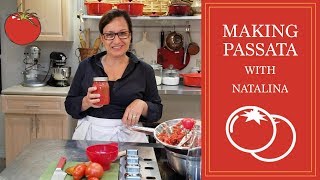 How to Make Nonna’s Homemade Passata Recipe  Back to Basics  Natalina’s Kitchen [upl. by Nixon]