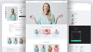 Build Ecommerce Website HTML CSS Javascript from Scratch Full Responsive  Part 01 [upl. by Yevi]