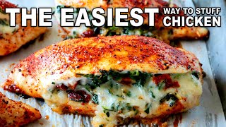 Stuffed Chicken With Spinach and Cheese [upl. by Estele]