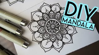 How to Draw a MANDALA [upl. by Cloutman]