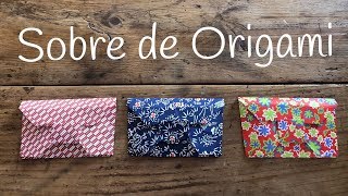 SOBRE de papel fácil  ORIGAMI fácil para NIÑOS [upl. by Ynot]