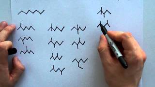 The 18 Isomers of Octane C8H18 DRAWN for you [upl. by Attenreb]