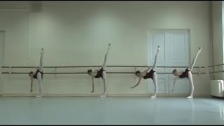 Vaganova Ballet Academy Classical Exam 4th Class  Barre [upl. by Aniham]