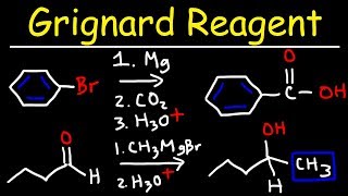 Grignard Reagent Reaction Mechanism [upl. by Dlorrej468]