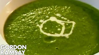 Minted Pea and Watercress Veloute  Gordon Ramsay [upl. by Trellas330]