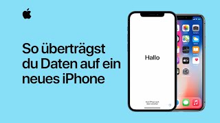 So überträgst du Daten von deinem bisherigen auf dein neues iPhone – Apple Support [upl. by Dlaregztif]