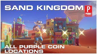 Super Mario Odyssey  Sand Kingdom All Purple Coins [upl. by Cheatham14]