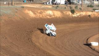 KWS 410 Sprint Cars Placerville Qualifying [upl. by Acirre]